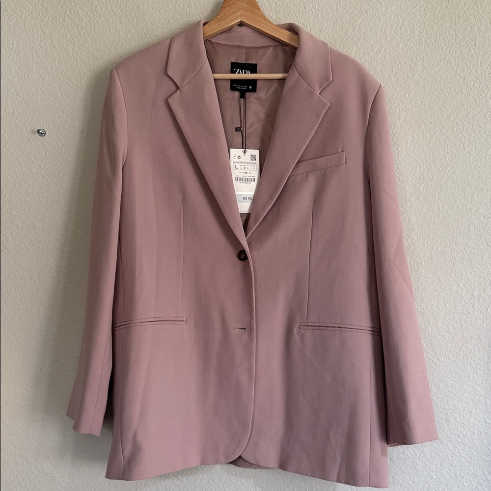 Zara Women's Mauve Blazer